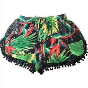 Gianni Bini Floral Tassel Shorts Size XS